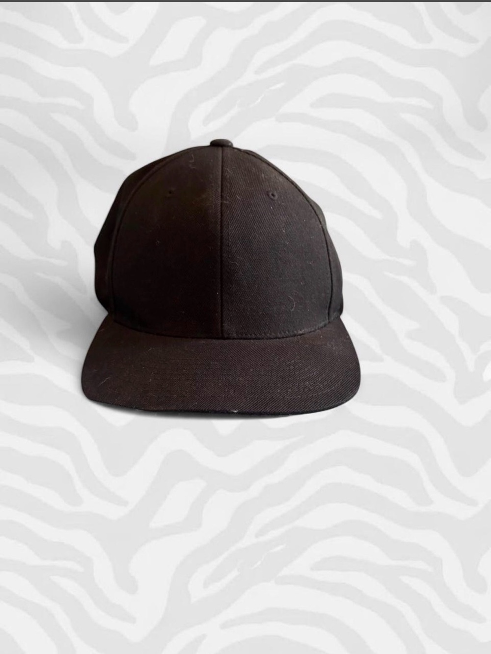 Lids Black Flat Bill Snapback Hat